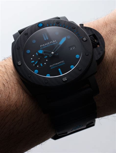 panerai 47mm on wrist|Panerai submersible pam01616.